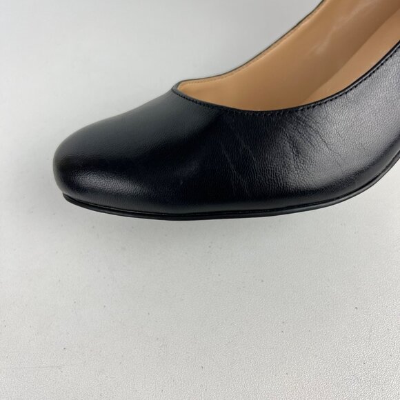 Cole Haan Womens Black Leather Block Heel Pumps Career Dressy size 9.5B - Picture 9 of 15